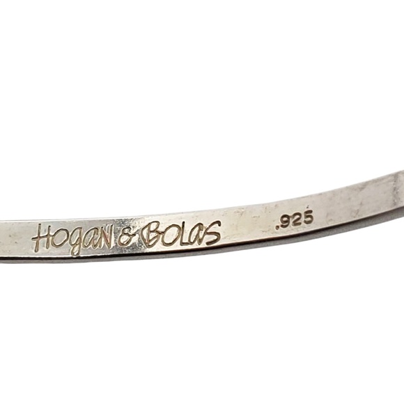 Hogan & Bolas Sterling Silver Starfish Bangle Bracelet #21006 - Picture 6 of 11
